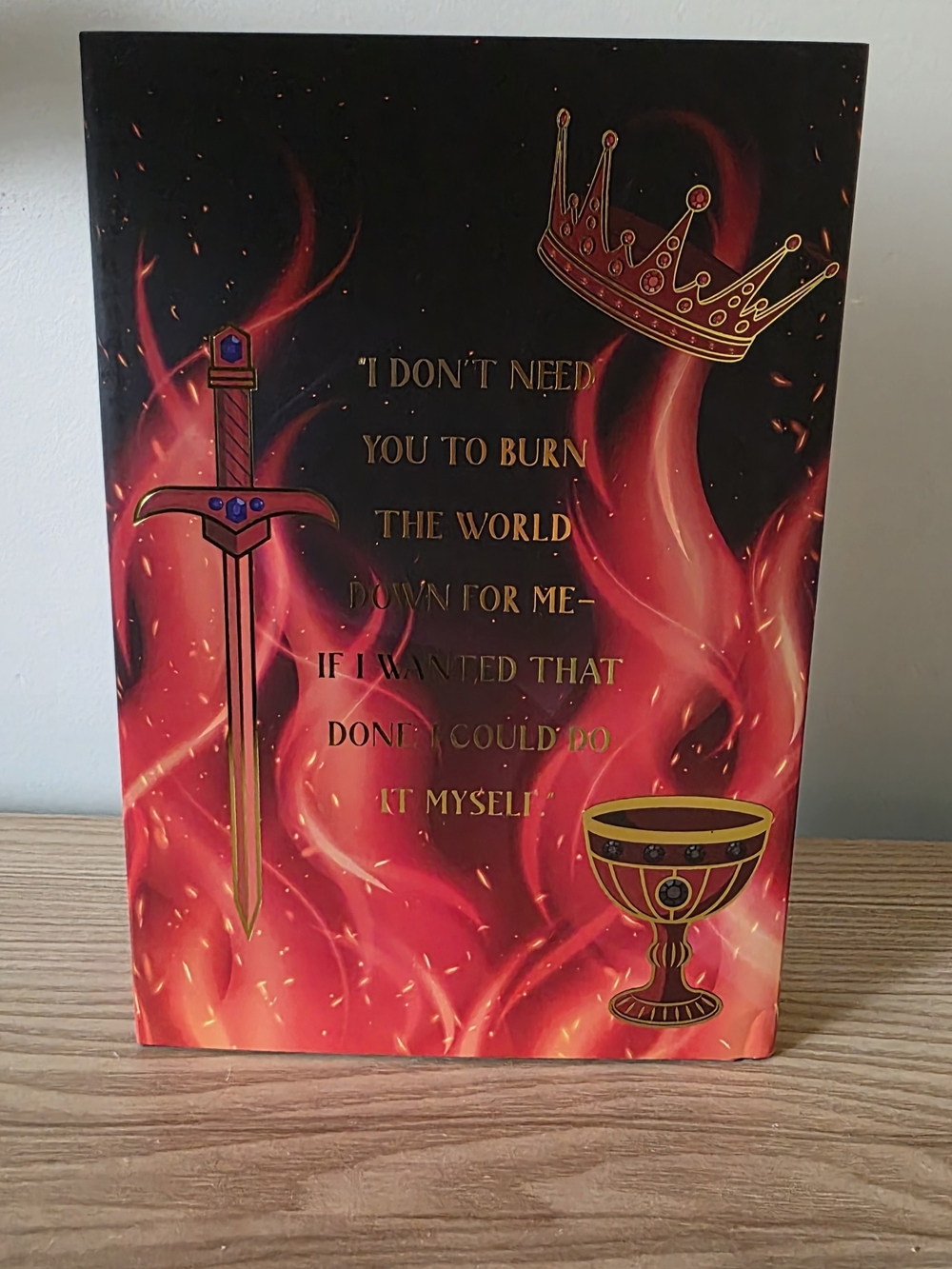 Flame & Sparrow Hardcover Book — Red and Gold Cover - Picture 4 of 6